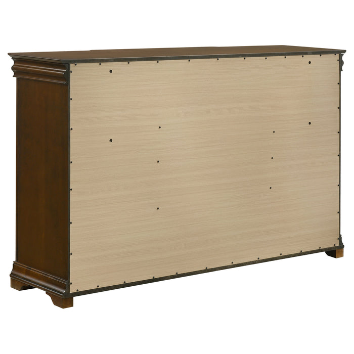 Garland 4-piece Queen Bedroom Set Brown Cherry