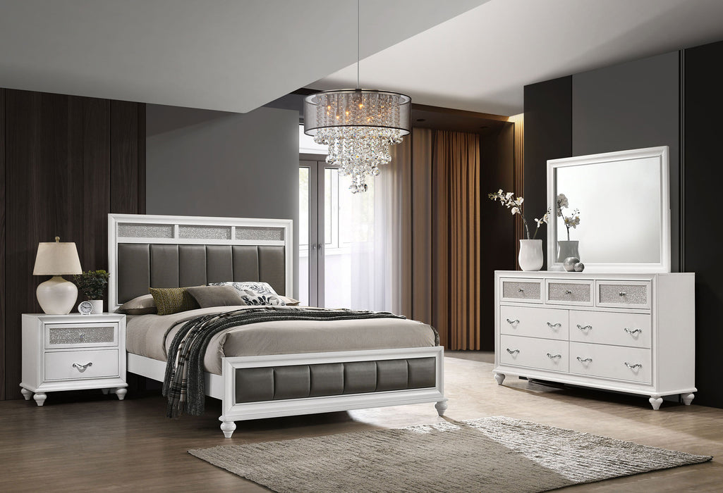 Barzini 4-piece Queen Bedroom Set White