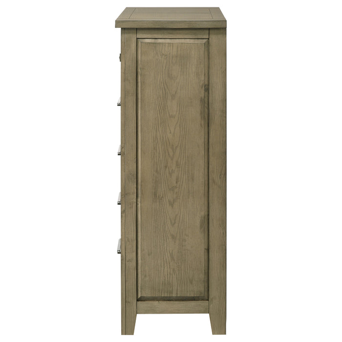 Hazlewood 5-drawer Bedroom Chest of Drawers Vineyard Oak
