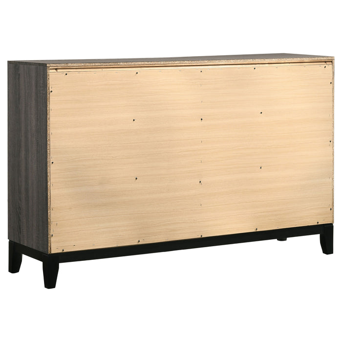 Watson Five-piece Queen Bedroom Set Grey Oak