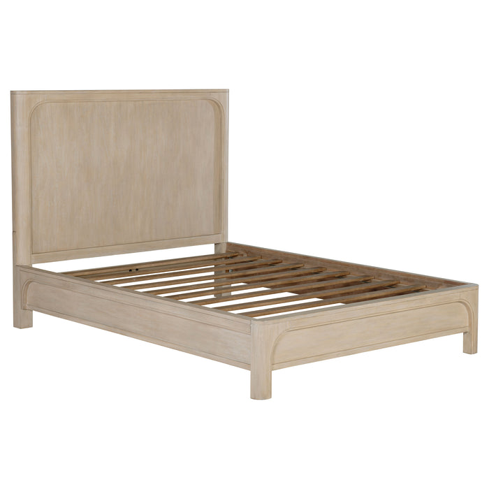 Solano 56-inch Eastern King Panel Bed Weathered Mango