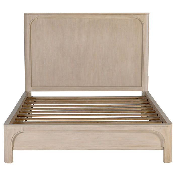 Solano 56-inch Eastern King Panel Bed Weathered Mango