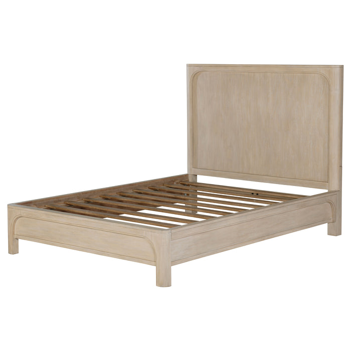 Solano 56-inch Eastern King Panel Bed Weathered Mango