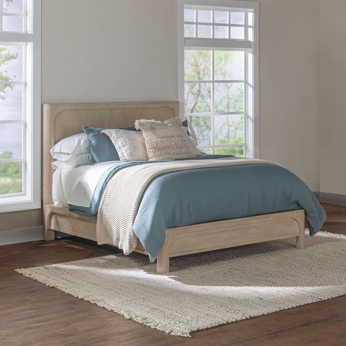 Solano 56-inch Queen Panel Bed Weathered Mango