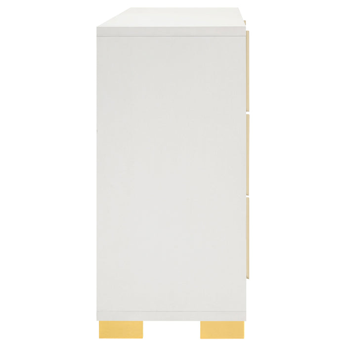 Marceline 6-drawer Dresser White