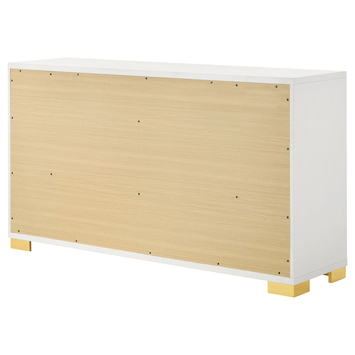 Marceline 6-drawer Dresser White
