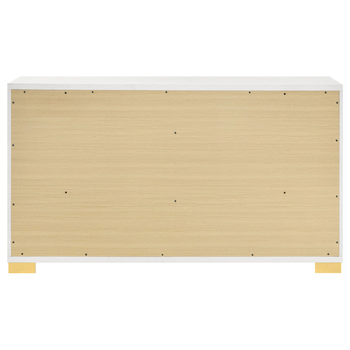 Marceline 6-drawer Dresser White