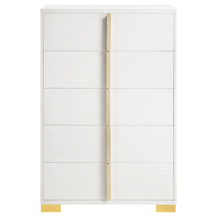 Marceline 5-drawer Bedroom Chest White