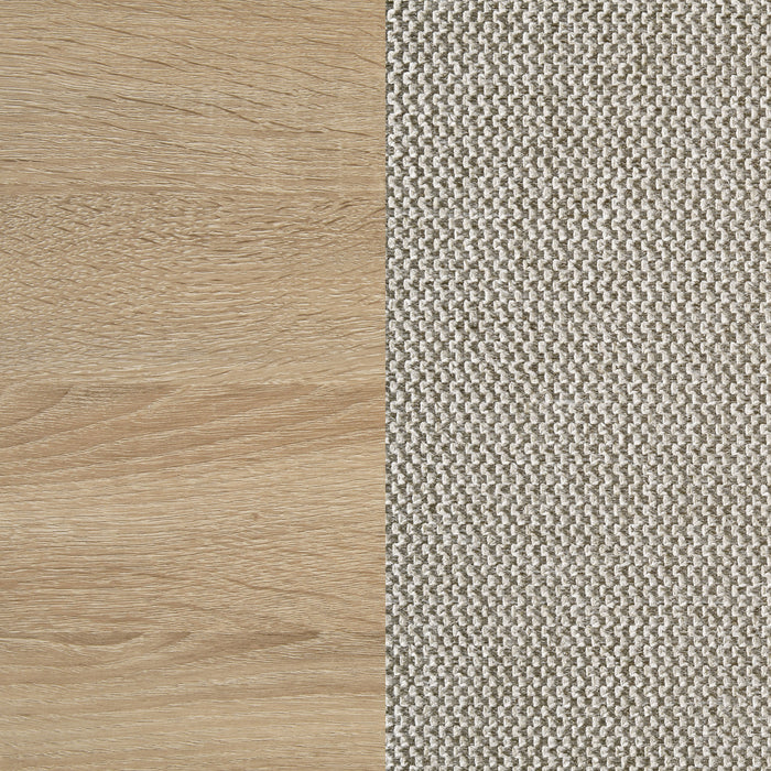 Arielle Queen Bookcase Panel Storage Bed Light Oak