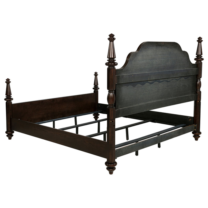 Andover 5-piece Eastern King Bedroom Set Dark Oak