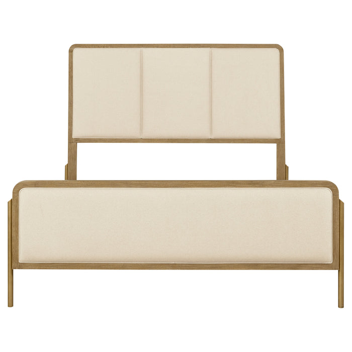 Arini 56-inch Queen Panel Bed Cream and Sand Wash