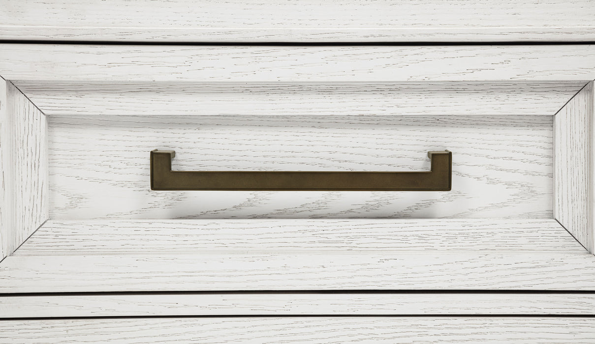 Marielle 2-drawer Nightstand Bedside Table Distressed White