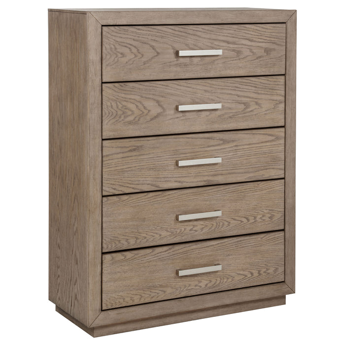 Kenora 5-piece Eastern King Bedroom Set Barley Brown