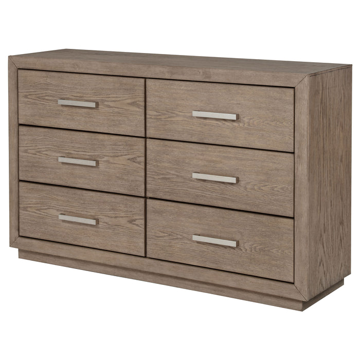 Kenora 6-drawer Dresser Barley Brown