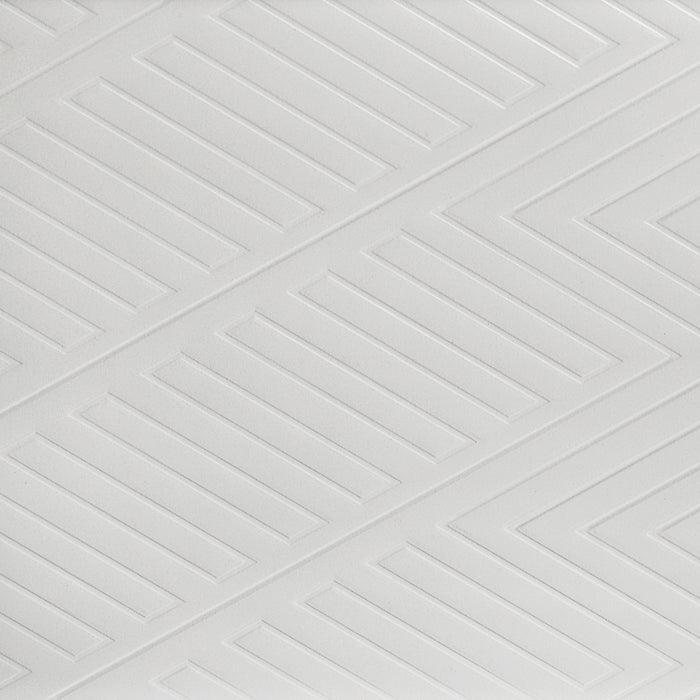 Marmore 64-inch Queen Panel Bed LED Headboard White