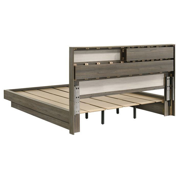 Fenwick 4-piece California King Bedroom Set Grey Oak