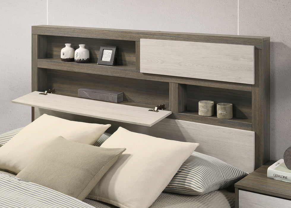 Fenwick 5-piece Queen Bedroom Set Grey Oak