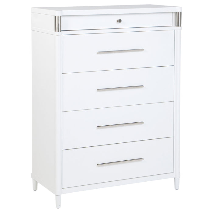 Gracemont 5-piece Eastern King Bedroom Set White