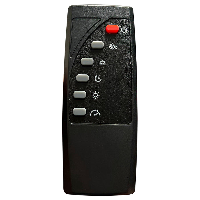 Tisdall Upholstered Eastern King Flame Visualizer Bed Grey