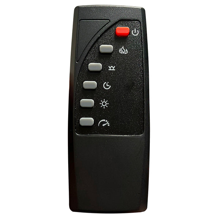 Tisdall Upholstered Cal King Flame Visualizer Bed Cream