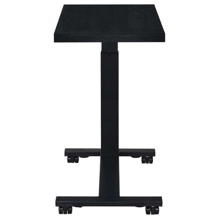 Westpark Height Adjustable Mobile Bedroom C-Table Black