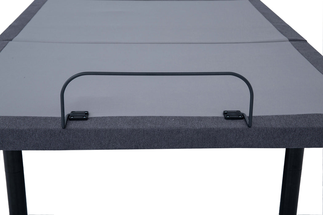 Clara Twin Extra Long Adjustable Bed Base Grey and Black