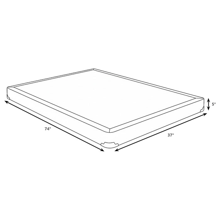 Mercer 5-inch Twin Low Profile Box Spring Foundation