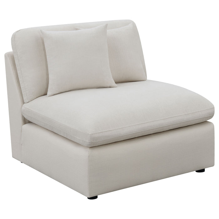 Hobson 5-piece Upholstered Modular Sectional Sofa Ivory