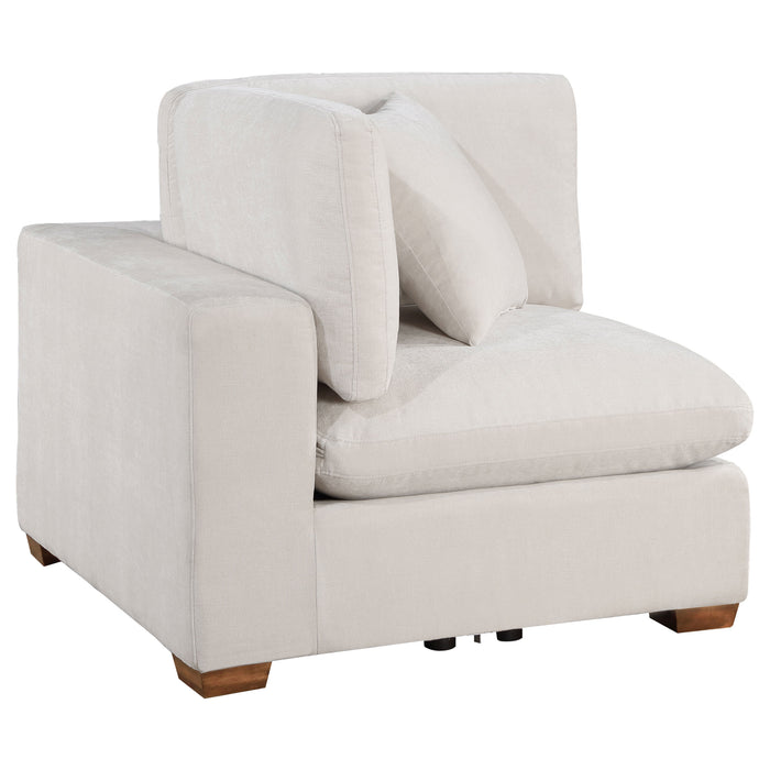 Lakeview 6-piece Upholstered Modular Sectional Sofa Ivory