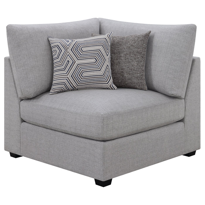 Cambria 5-piece Upholstered Modular Sectional Sofa Grey
