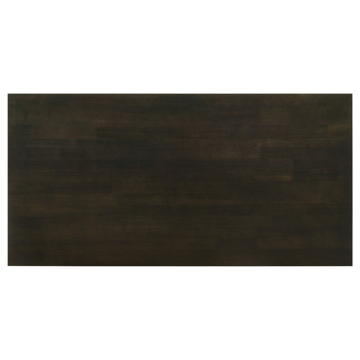 Rachelle 3-piece Rectangular Coffee Table Set Deep Merlot