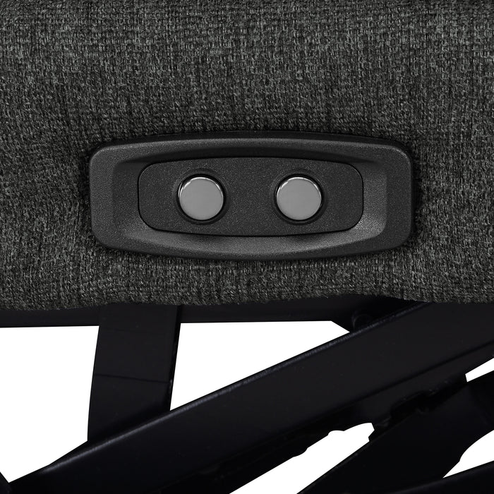 Collins Modular Power Armless Recliner Dark Grey