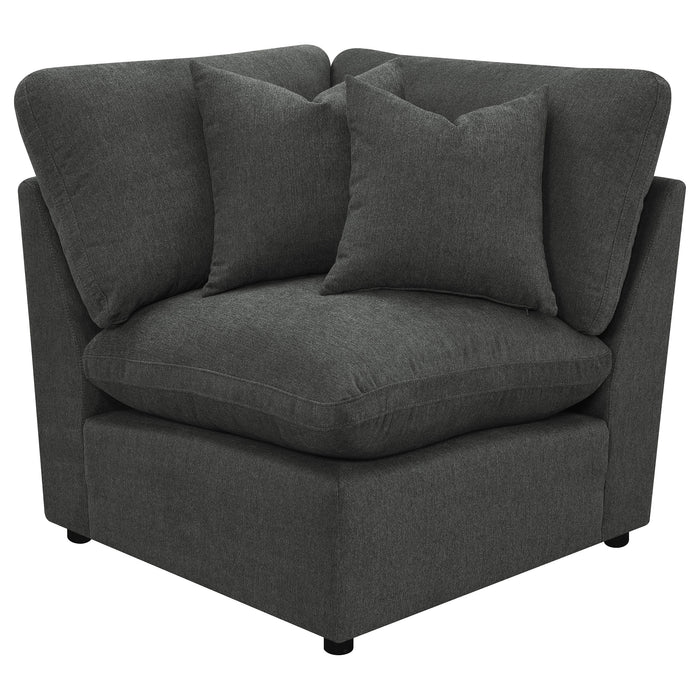 Collins Modular Corner Chair Dark Grey