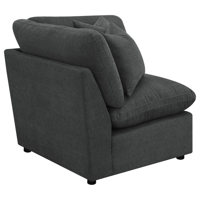 Collins Modular Corner Chair Dark Grey