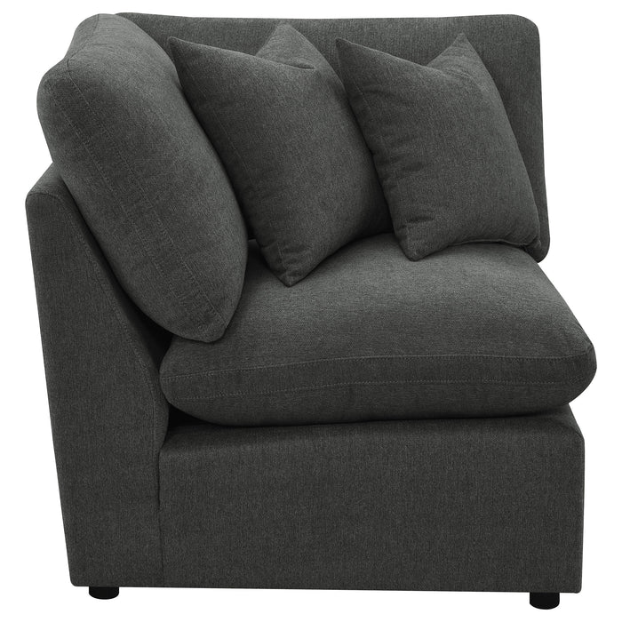 Collins Modular Corner Chair Dark Grey