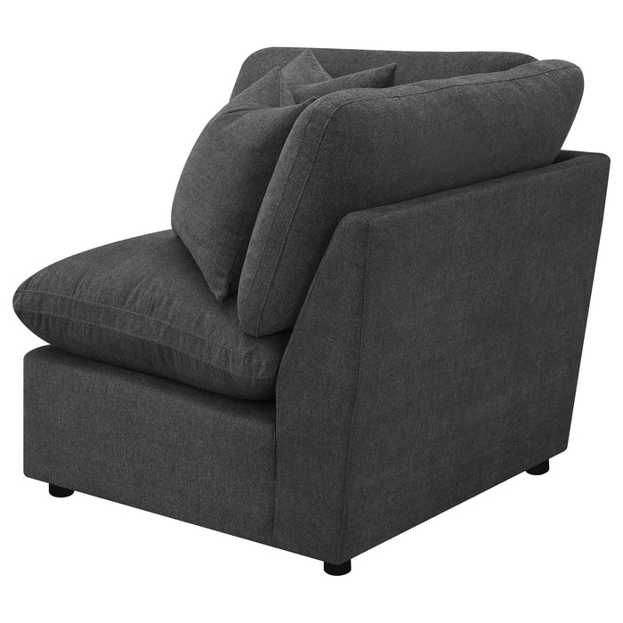 Collins Modular Corner Chair Dark Grey