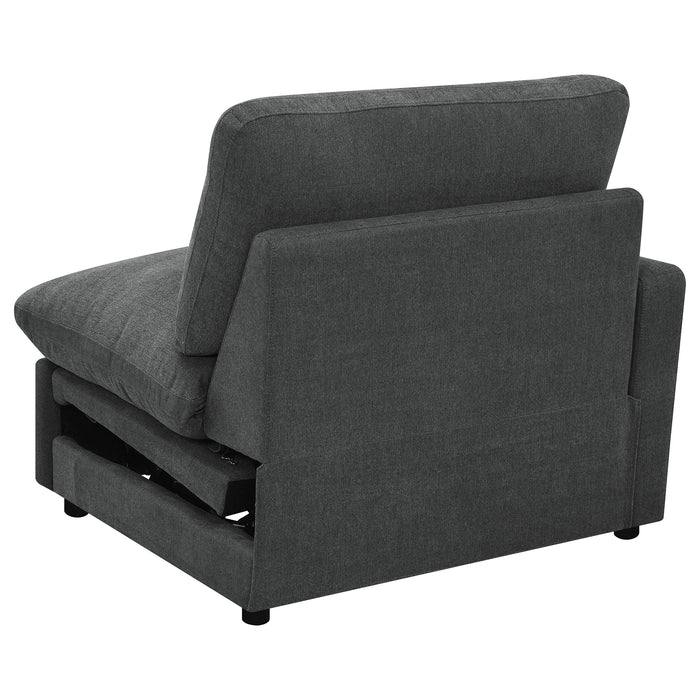 Collins Modular LAF Power Recliner Dark Grey
