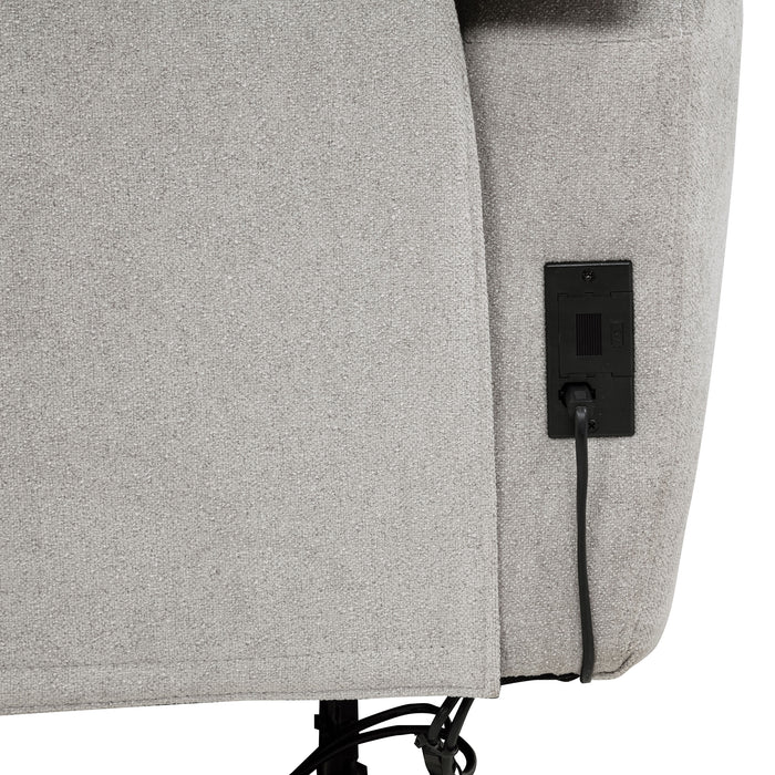 Sylmar 3-piece Chenille Power Reclining Sofa Set Dove Grey