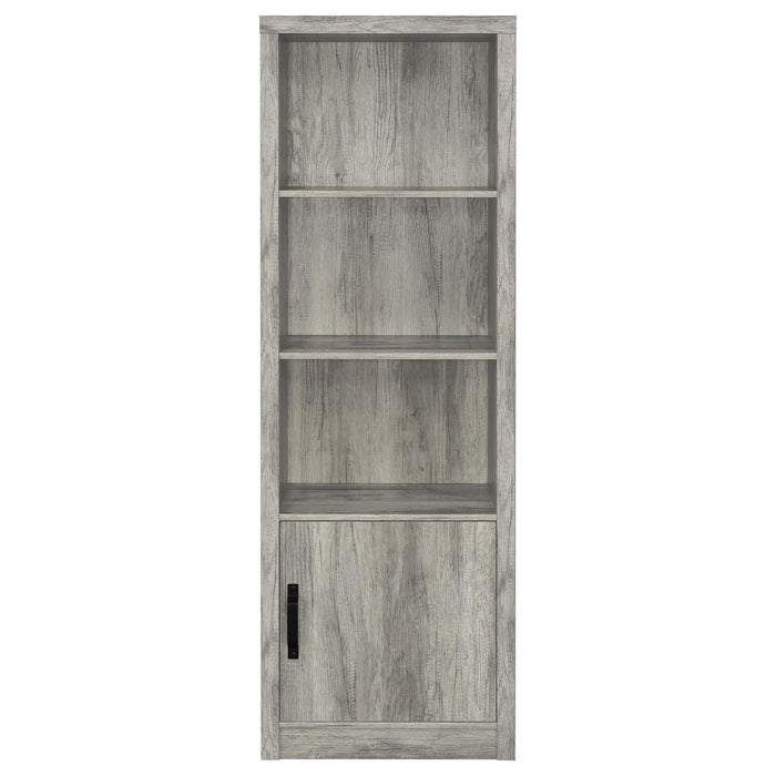 Burke 3-piece 59-inch TV Entertainment Center Grey Driftwood