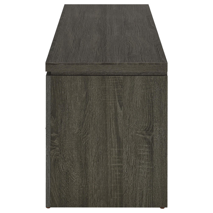 Elkton 2-drawer Engineered Wood 59-inch TV Stand Weathered Grey