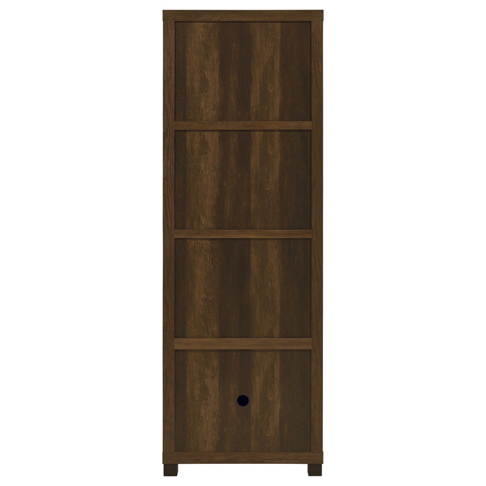 Sachin 3-shelf Engineered Wood Media Tower Dark Pine