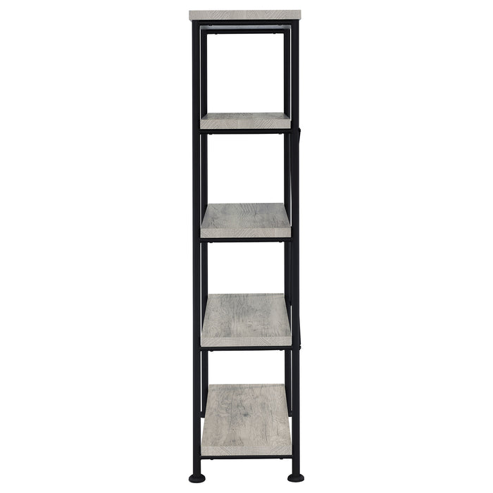 Analiese 63-inch 4-shelf Bookshelf Grey Driftwood