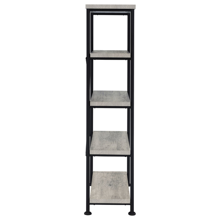 Analiese 63-inch 4-shelf Bookshelf Grey Driftwood