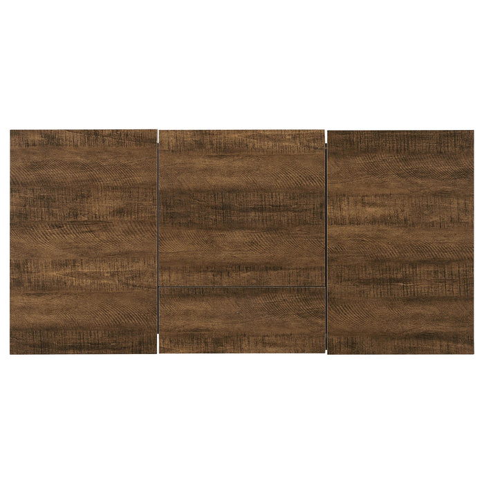 Sheeran 47-inch Writing Desk with Storage Rustic Amber