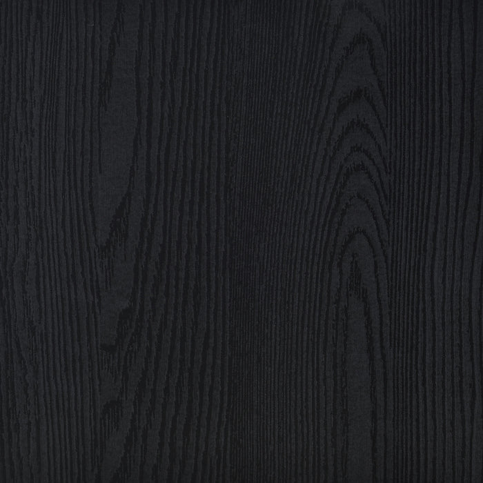 Clower Engineered Wood C-Shaped Sofa Side Table Black
