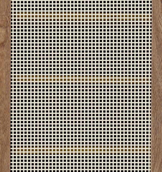 Teller 80-inch 4-door Tall Shoe Storage Cabinet Natural Oak