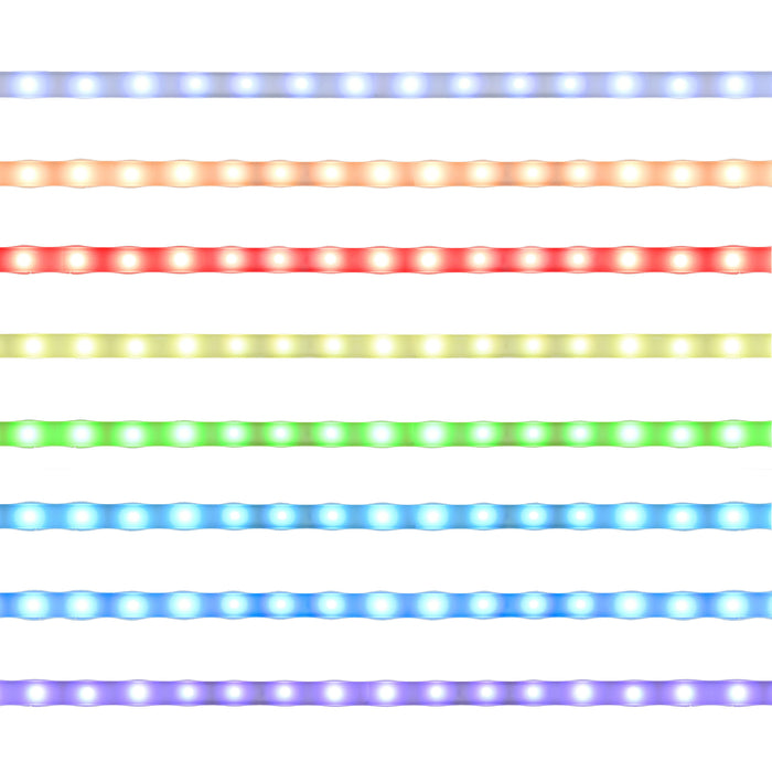 Windrose 28 x 67 Inch Tempered LED Standing Mirror Black