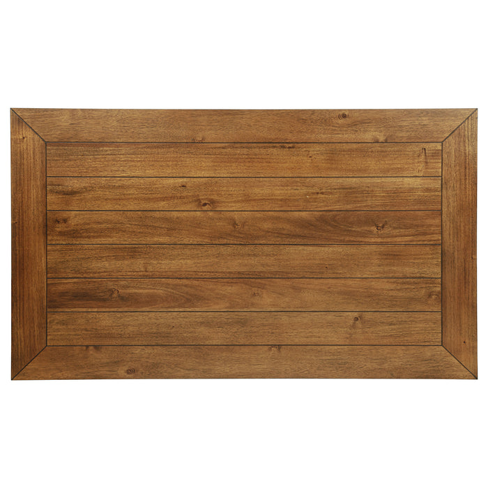 Atwood Rectangular Wood Dining Table Warm Brown