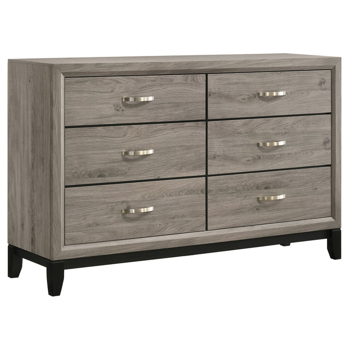 Watson Four-piece Full Bedroom Set Light Taupe