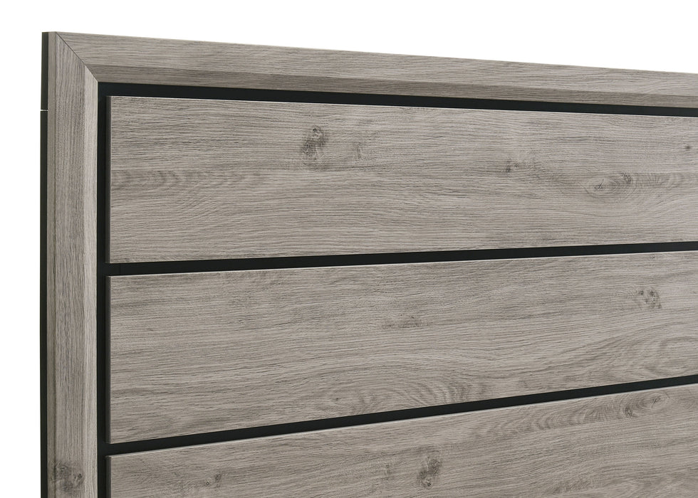 Watson Wood Eastern King Panel Bed Light Taupe